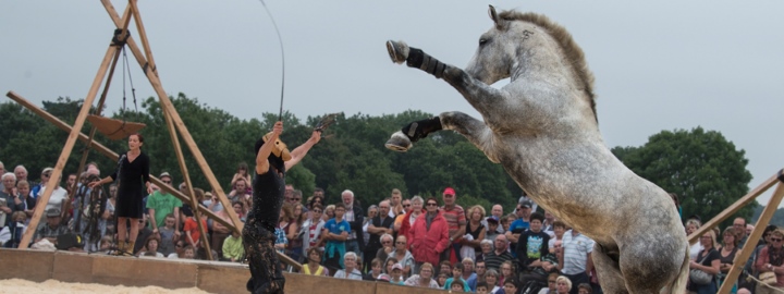 Kerjean - Spectacle équestre Terre, Anachronisme circulaire - 2017