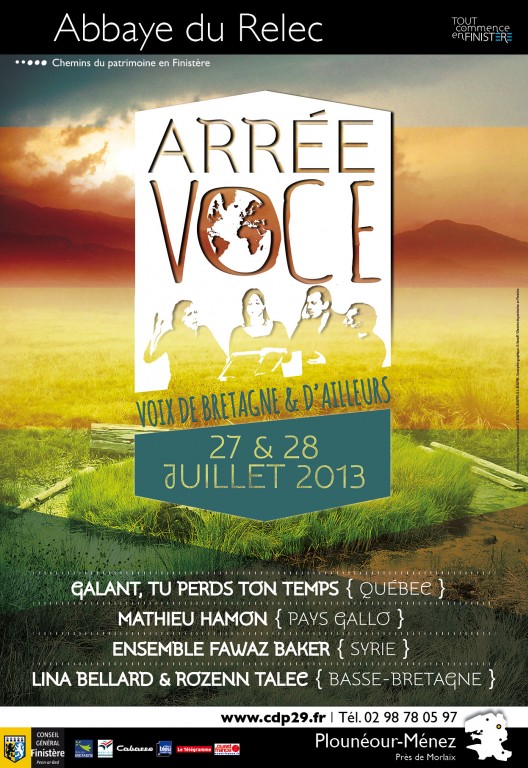 Affiche "Arrée Voce" (2013)