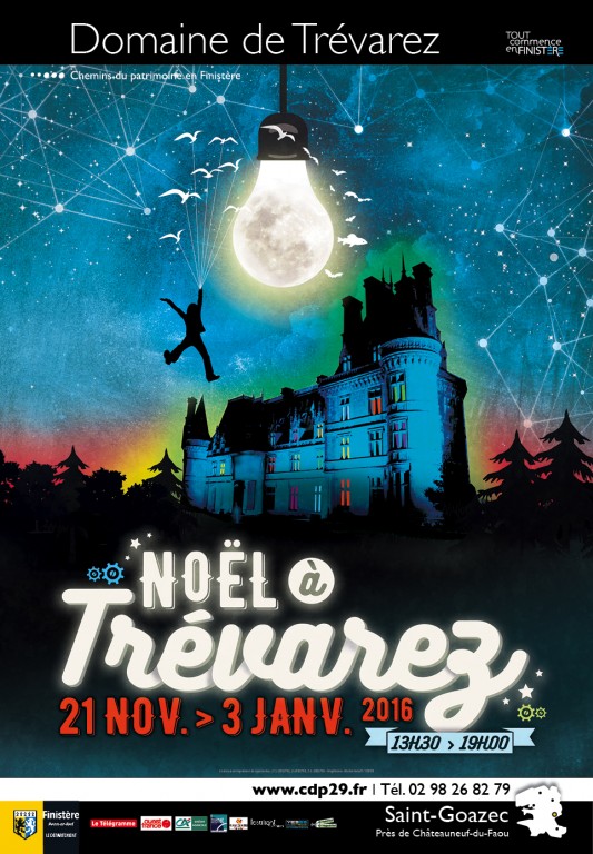 Affiche " Noël à Trévarez " (2015)