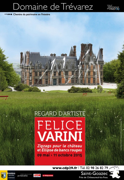 Affiche " Regard d'artiste - Felice Varini " (2015)
