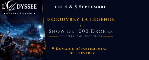 L'Odyss&eacute;e d'Arwen | show de 1000 drones