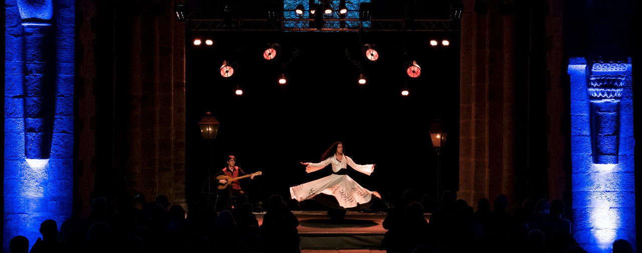 Abbaye du Relec - Image - Spectacle abbatiale - Festival Arrée Voce