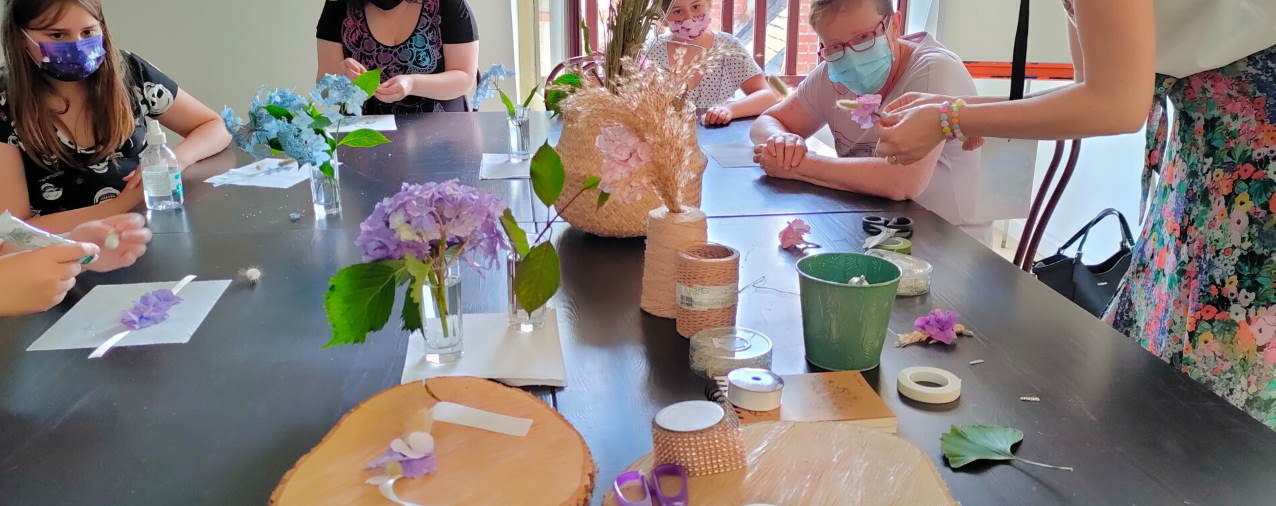 Domaine de Trévarez - Image - Activité atelier Camée - Dimanche Hortensias