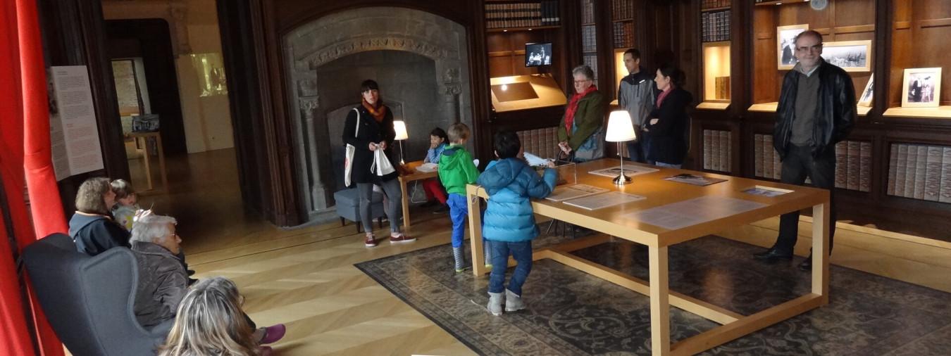 Domaine de Trévarez - Image - Activité Une invitation au château - Vue bibliothèque