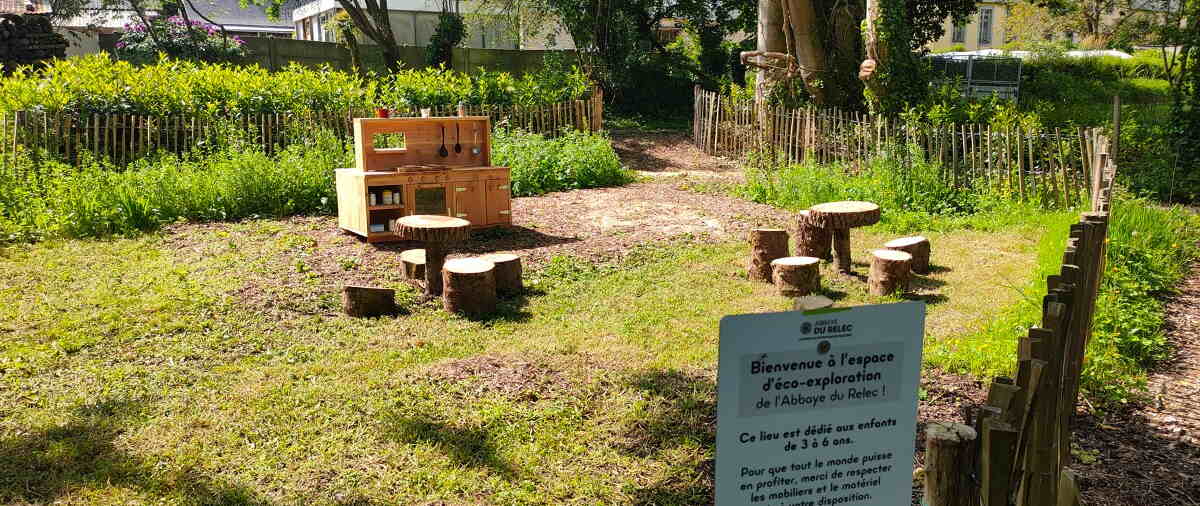 Le coin patouille !  UN ESPACE D’ÉCO-EXPLORATION DÉDIÉ AUX 3 - 6 ANS À L’ABBAYE DU RELEC !