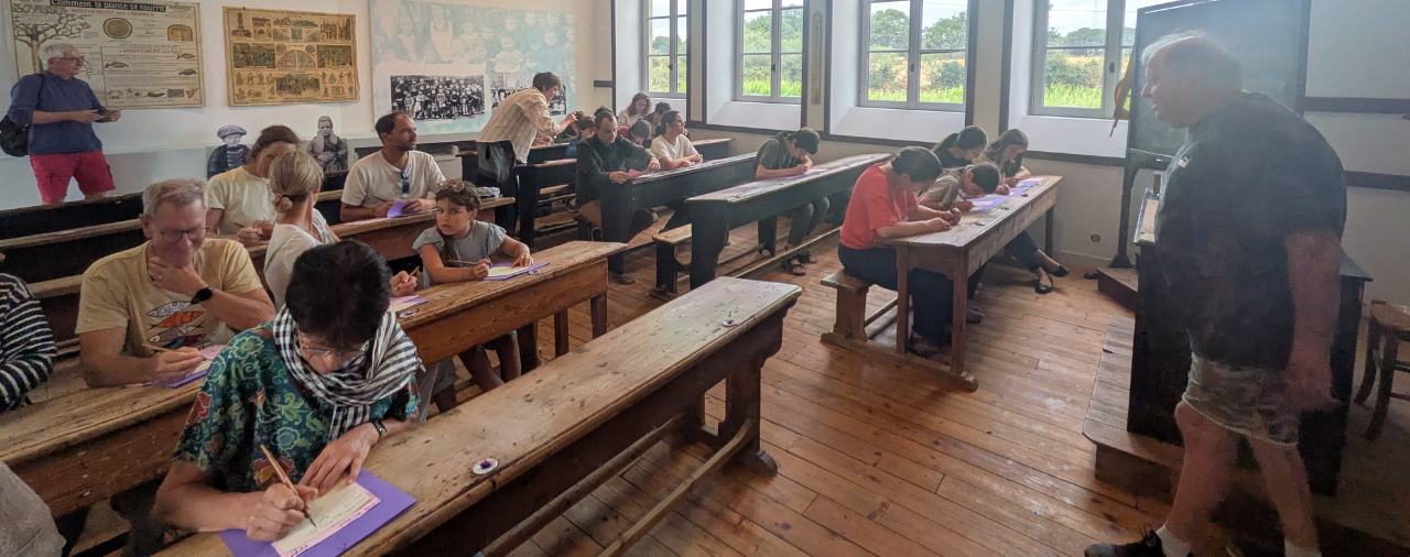 Musée de l'école - dictée au porte plume #2