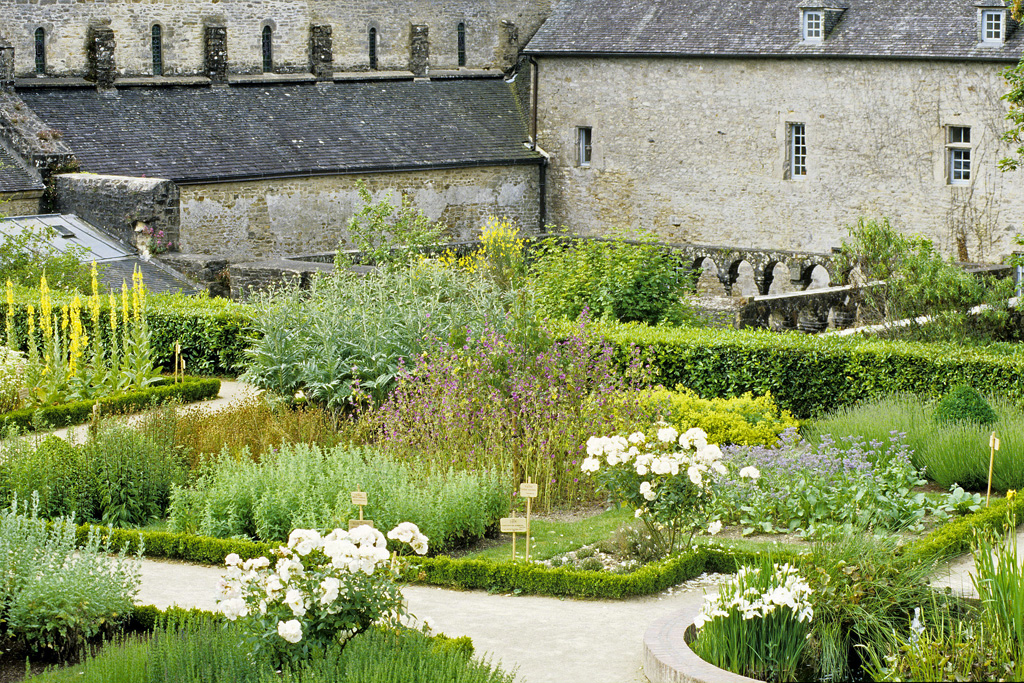 Jardin médicinal et cloître