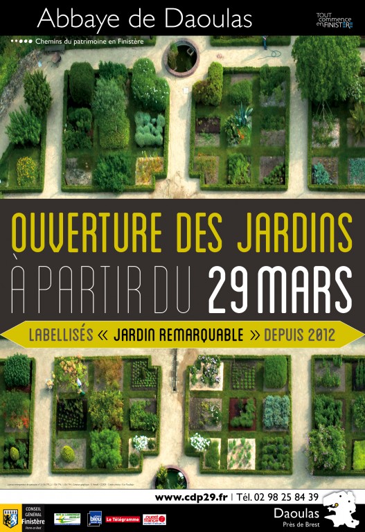 Affiche "Ouverture des jardins" (2013)