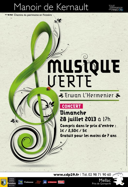 Affiche "Musique verte" (2013)