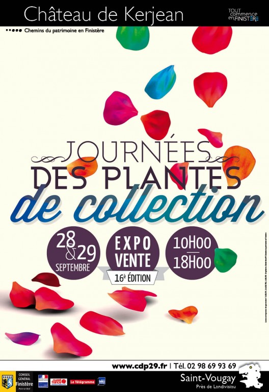 Affiche " Journées des plantes de collection" (2013)