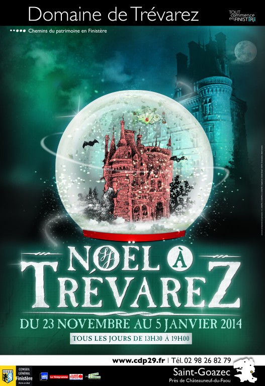 Affiche "Noël à Trévarez" (2013)