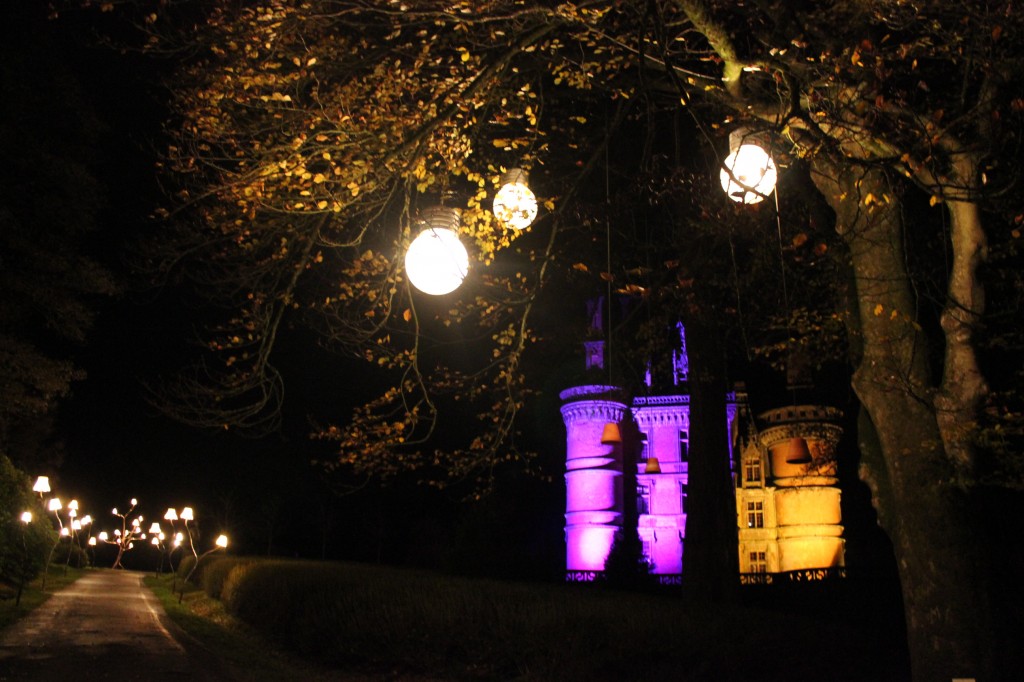 Noel à Trévarez - Illuminations de l'allée du château