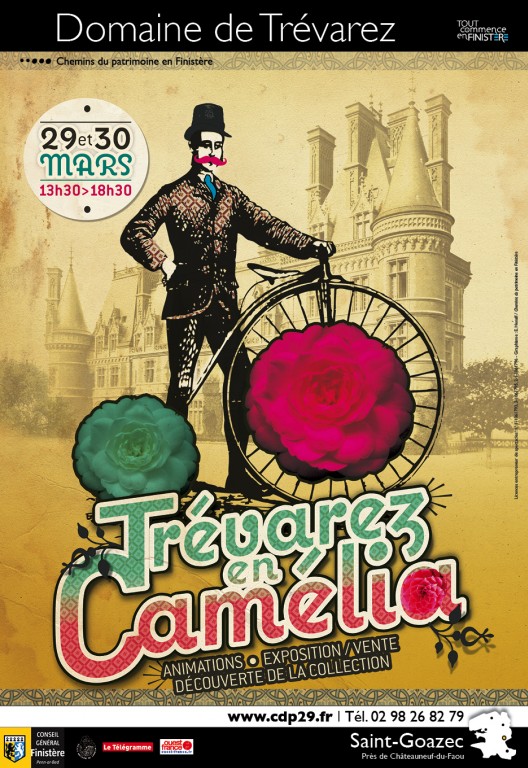 Affiche " Trévarez en Camélia " (2014)