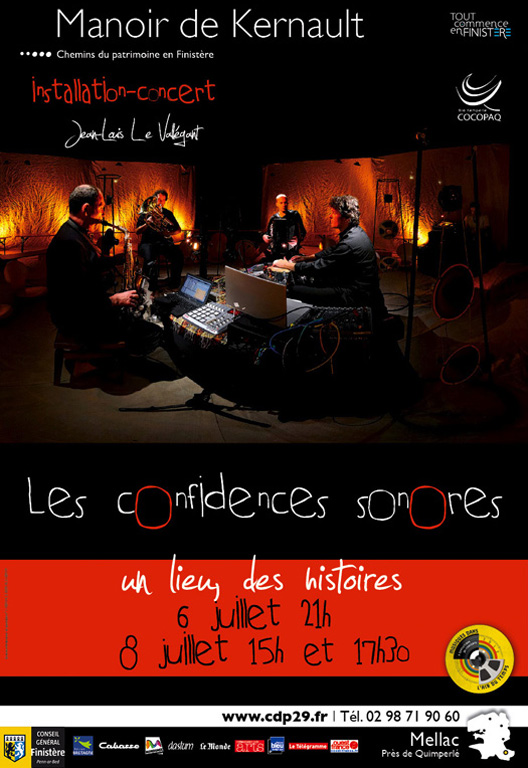 Affiche "Les confidences sonores" (2012)