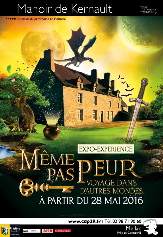 Affiche expo-expérience " Même pas peur " (2016)