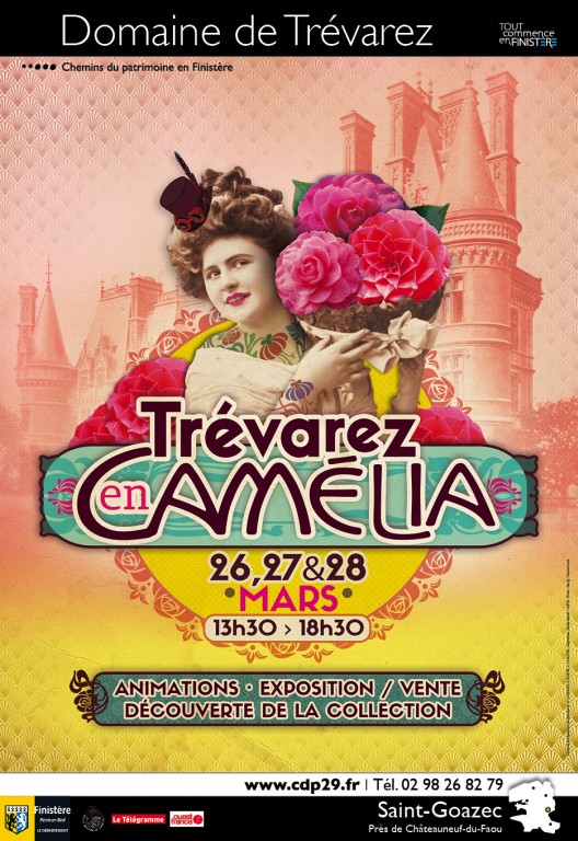 Affiche " Trévarez en camélia " (2016)