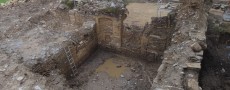 Salle découverte lors des travaux - Abbaye du Relec