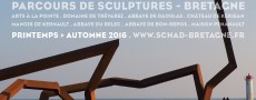 Affiche  " Schad parcours de sculptures - Bretagne 2016 " - 2