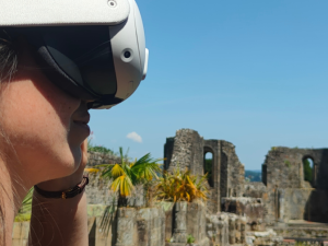 L’abbaye-forteresse en 3D