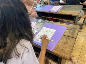 Leçon d'écriture
