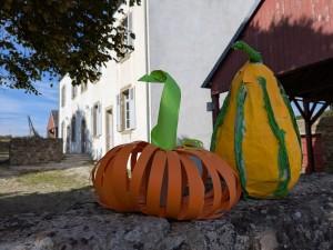Atelier citrouilles en papier