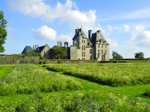 Kerjean, côté cour - côté jardin