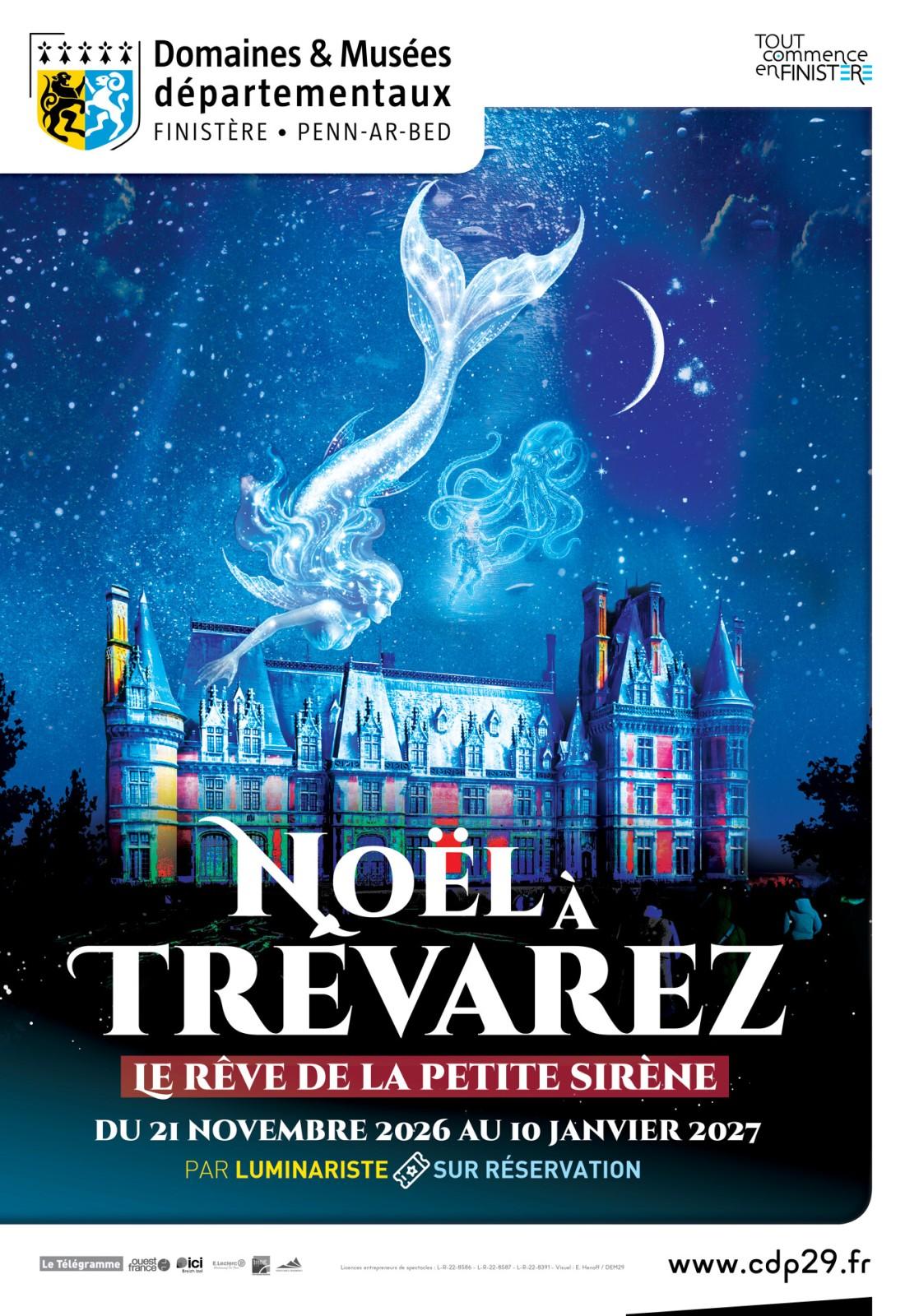 Le rêve de la Petite Sirène s'invite à Noël à Trévarez
