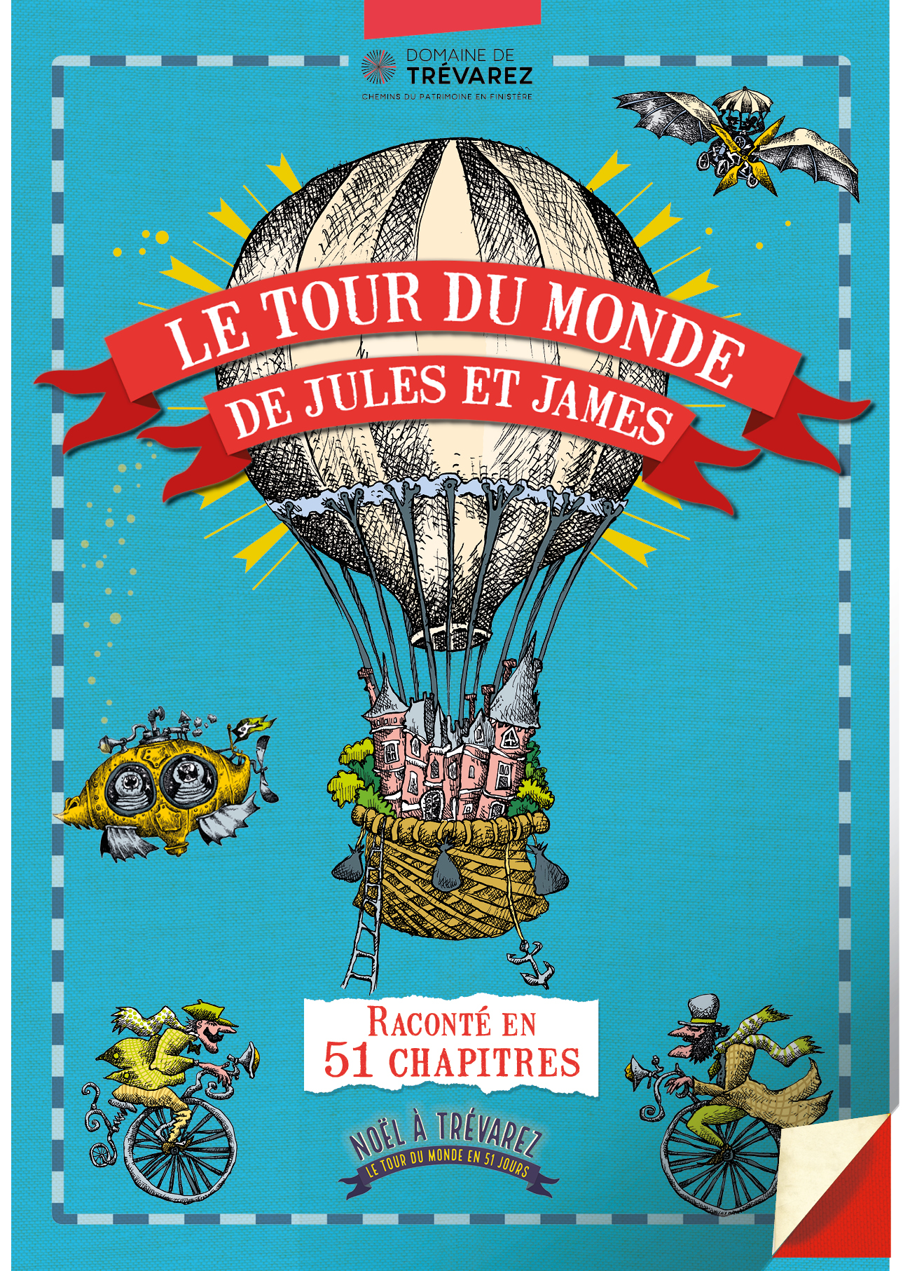 Couverture - Le tour du monde de Jules et James, raconté en 51 chapitres